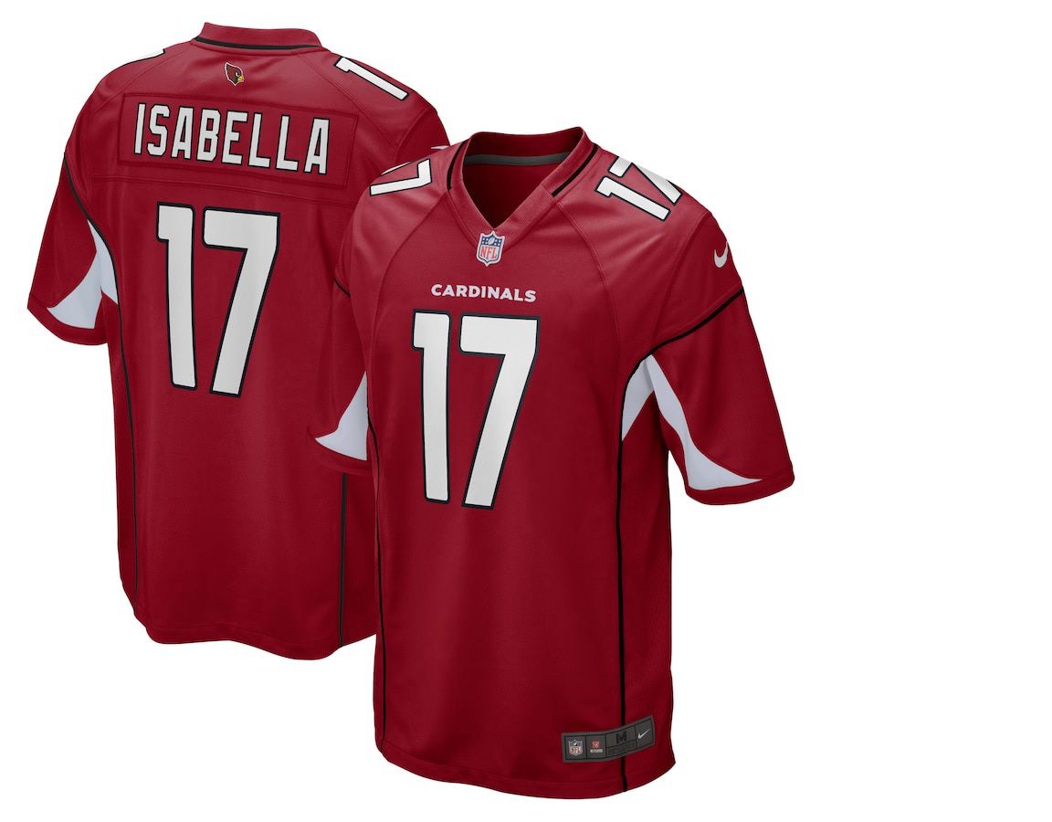 Men Arizona Cardinals #17 Andy Isabella Nike Cardinal Game Player NFL Jersey->arizona cardinals->NFL Jersey